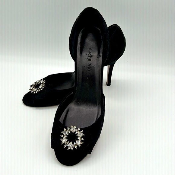 ✨✨SACHA TOO BLACK DRESSY SHOES SIZE 7.5M - Picture 8 of 8